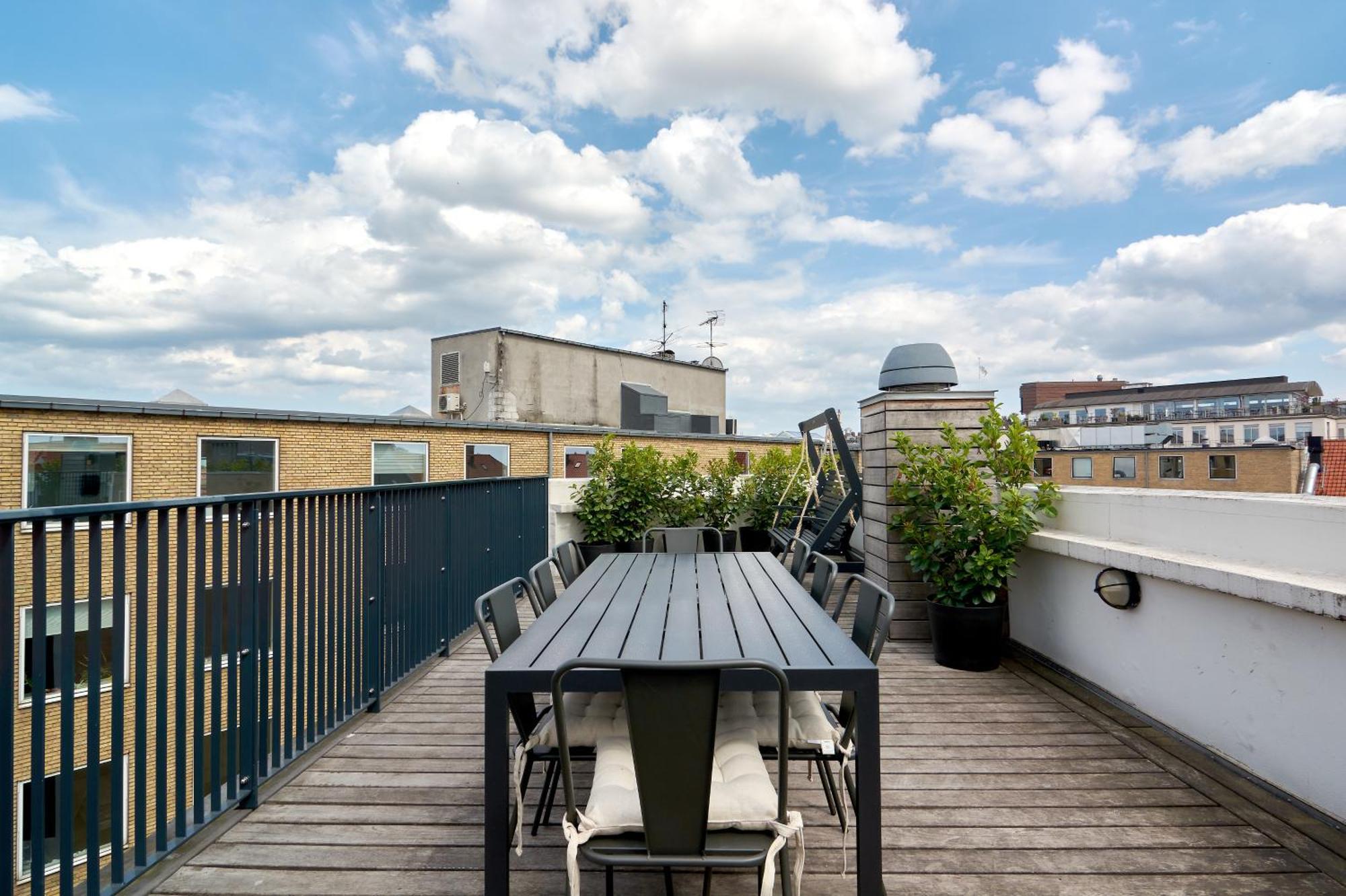 Luxury Penthouse - Private Balcony - Heart Of Copenhagen 아파트 외부 사진