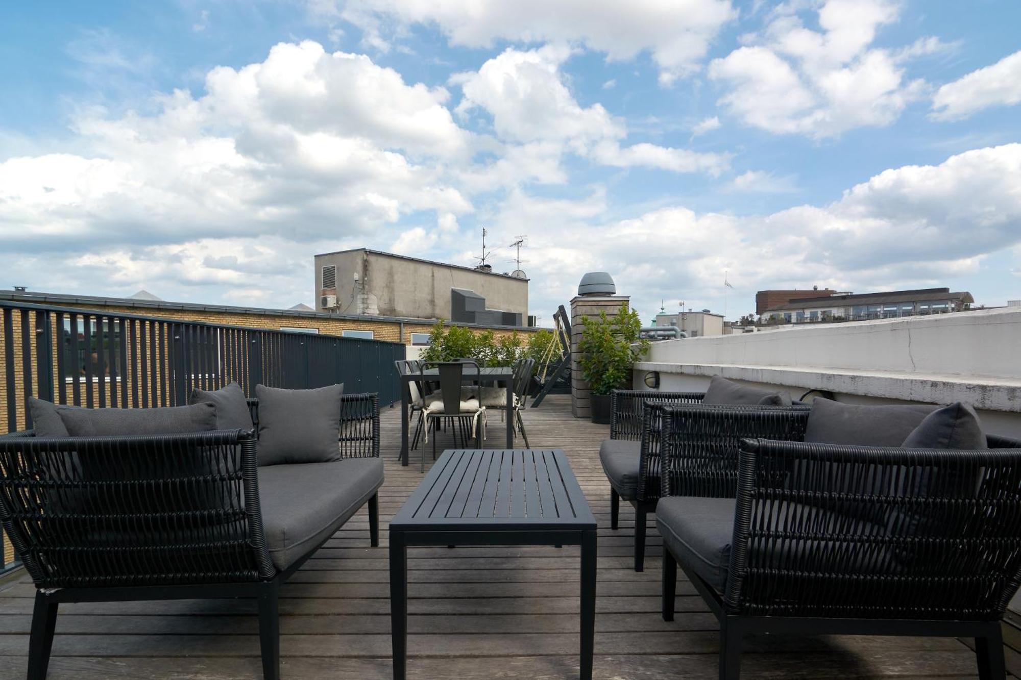 Luxury Penthouse - Private Balcony - Heart Of Copenhagen 아파트 외부 사진